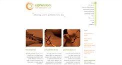 Desktop Screenshot of elphinstonperformance.com