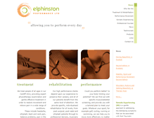 Tablet Screenshot of elphinstonperformance.com